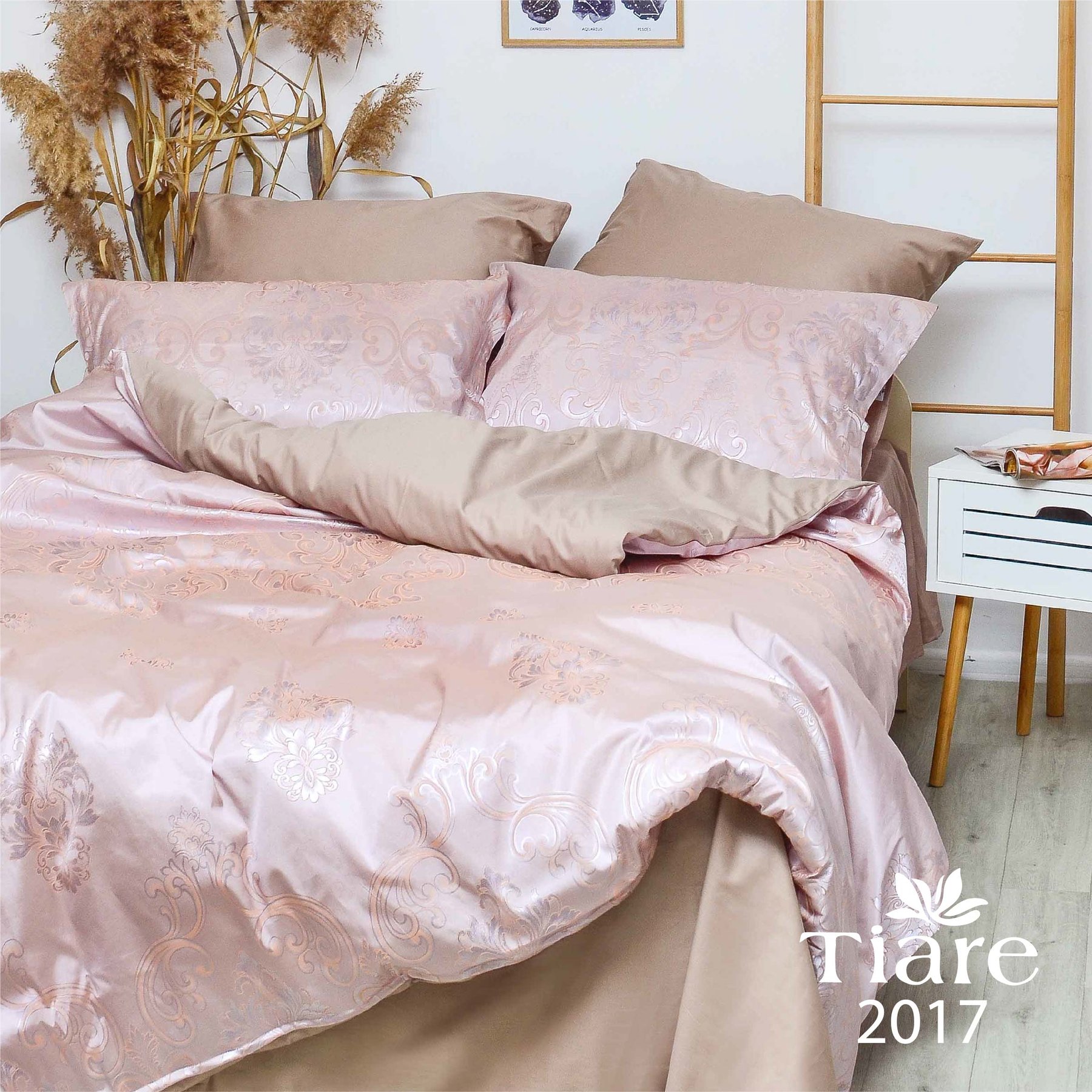 Комплект постельного белья Tiare Евро Сатин Жаккард 2017