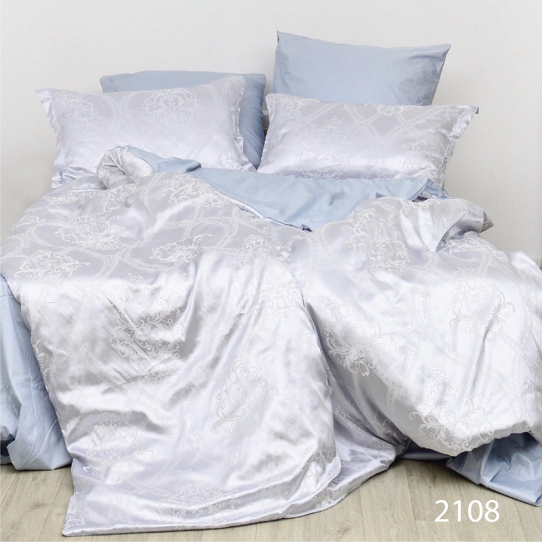 Комплект постельного белья Tiare Евро Сатин Жаккард 2108