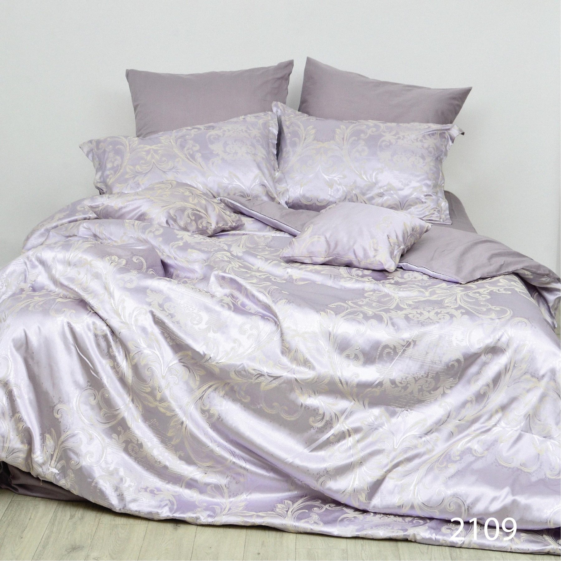 Комплект постельного белья Tiare Евро Сатин Жаккард 2109