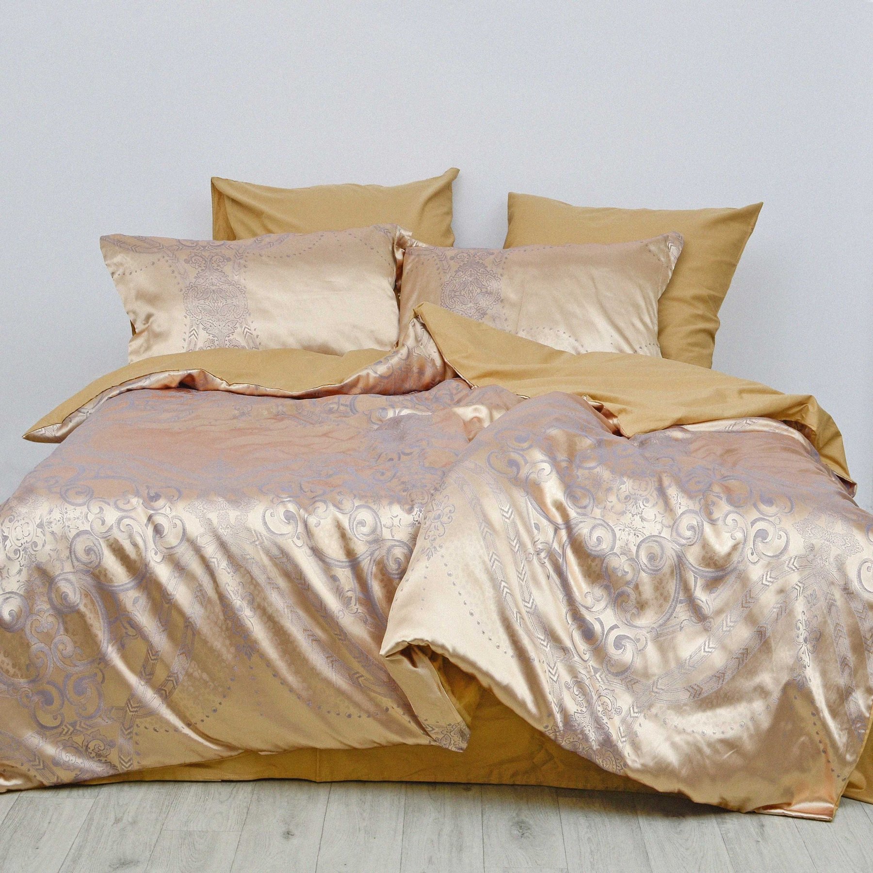 Комплект постельного белья Tiare Евро Сатин Жаккард 2114