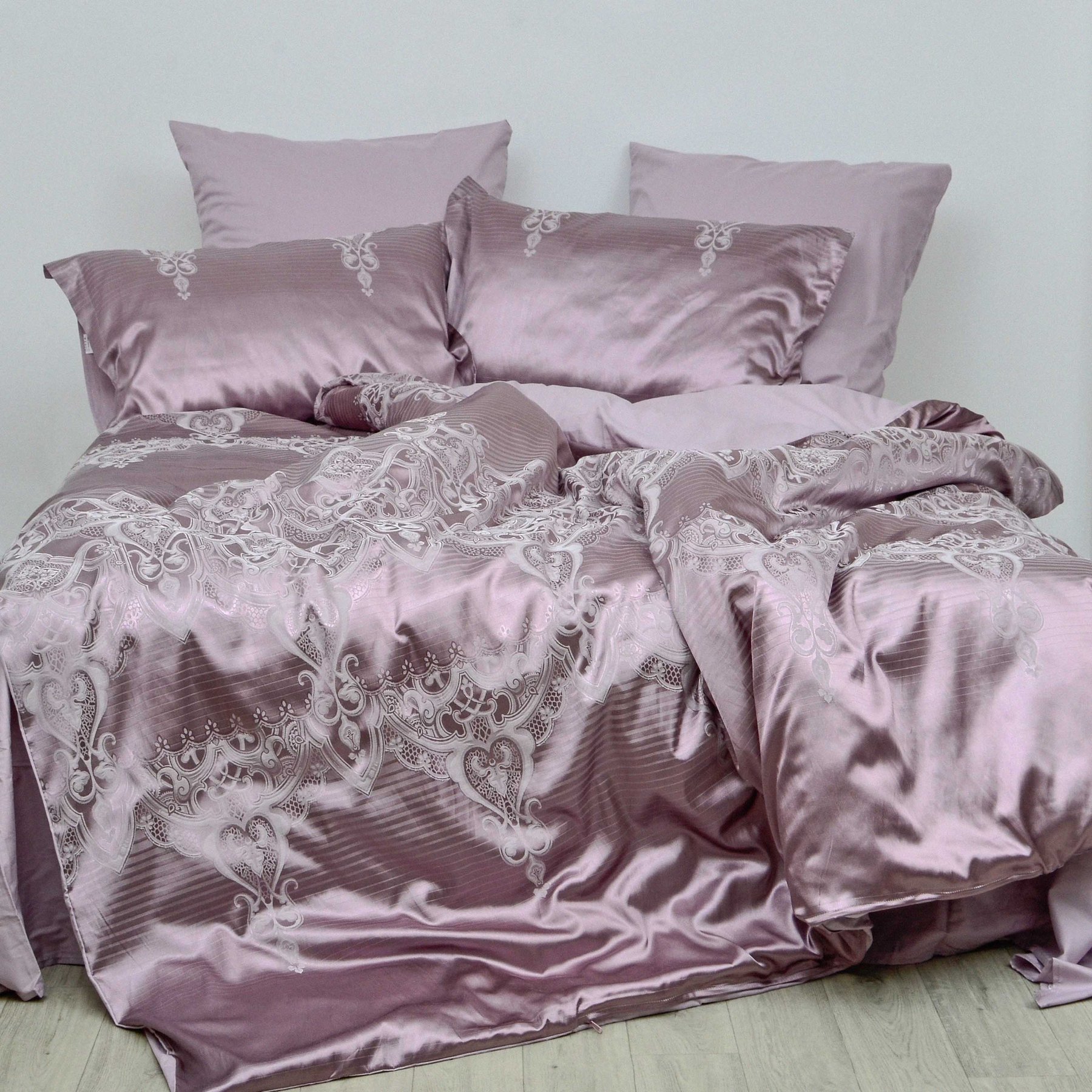 Комплект постельного белья Tiare Евро Сатин Жаккард 2115