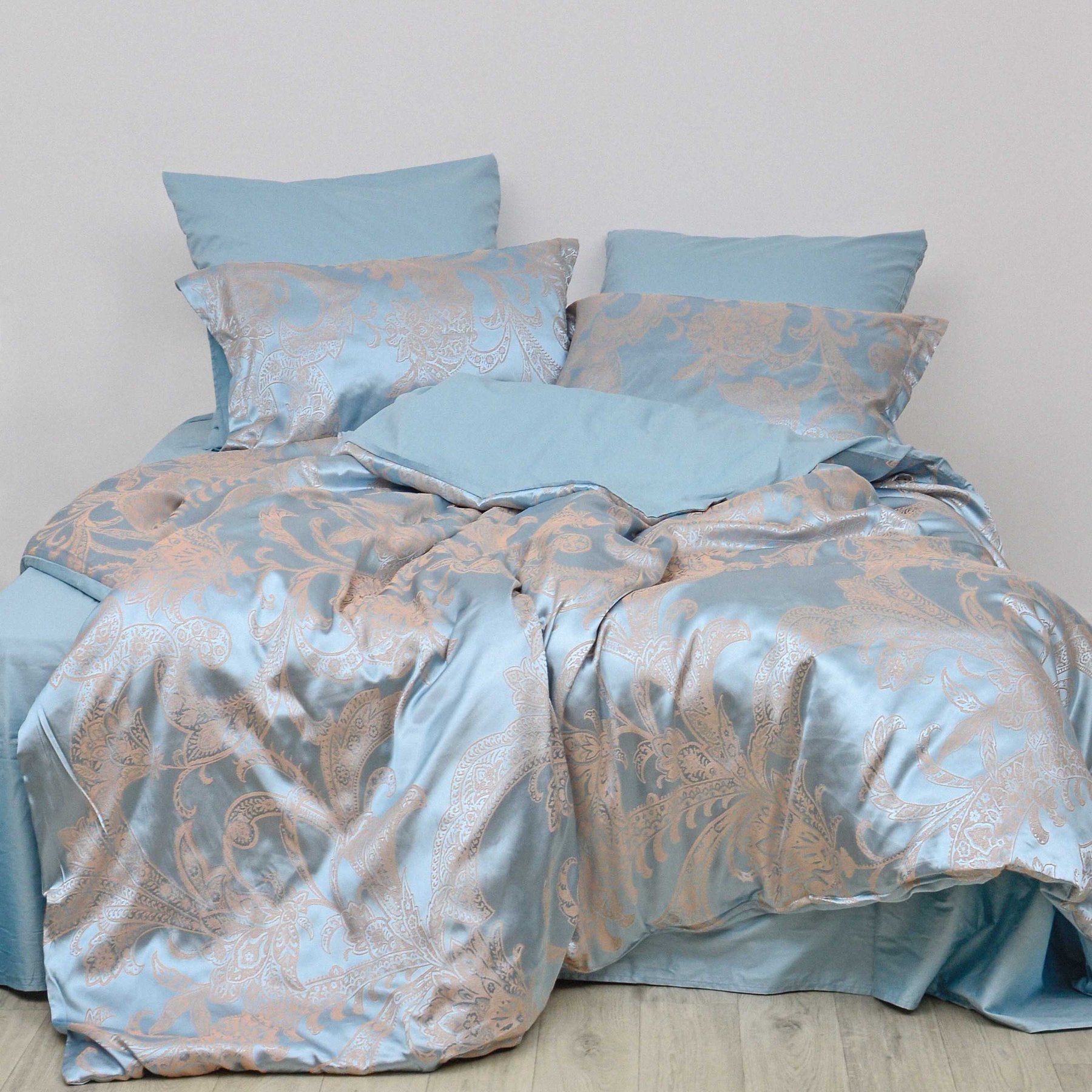 Комплект постельного белья Tiare Евро Сатин Жаккард 2116