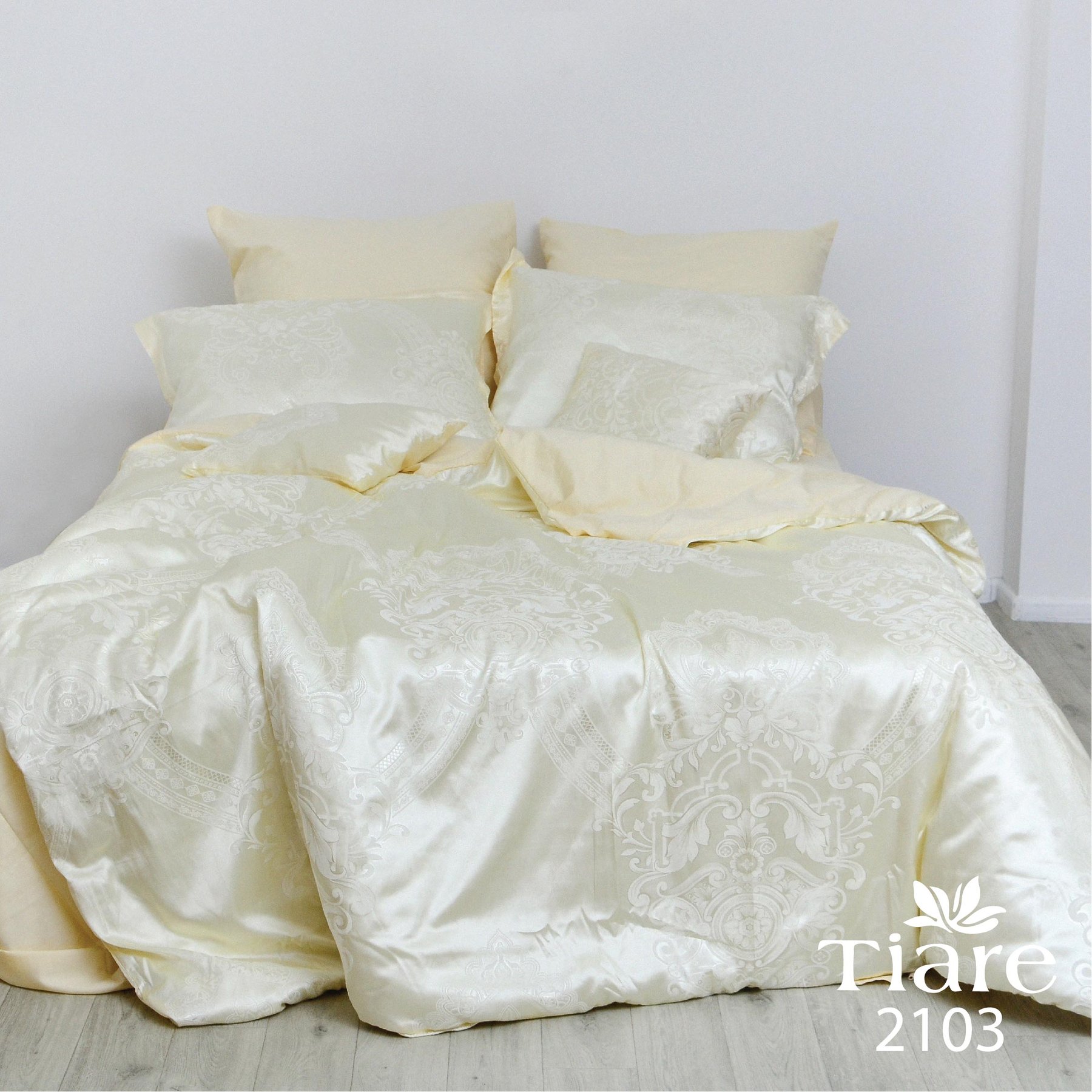 Комплект постельного белья Tiare Семейный Сатин Жаккард 2103