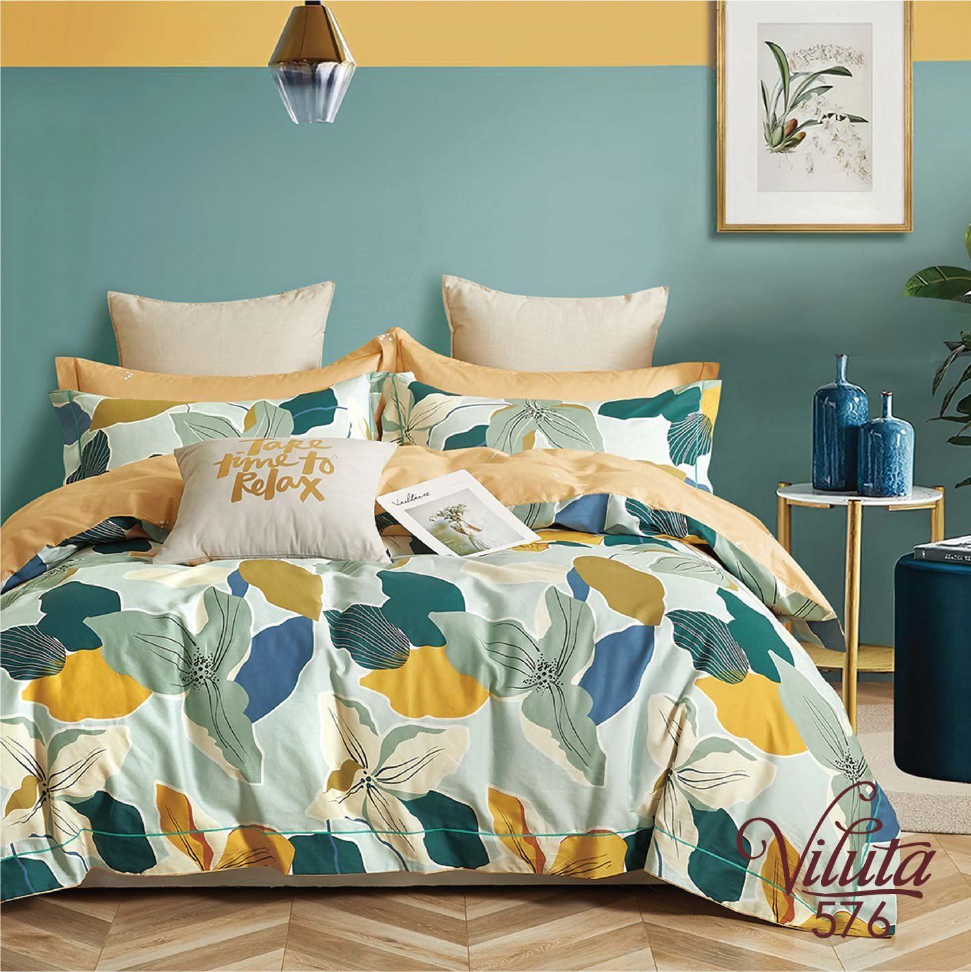 Комплект постільної білизни Вилюта двоспальний Сатин Twill 576