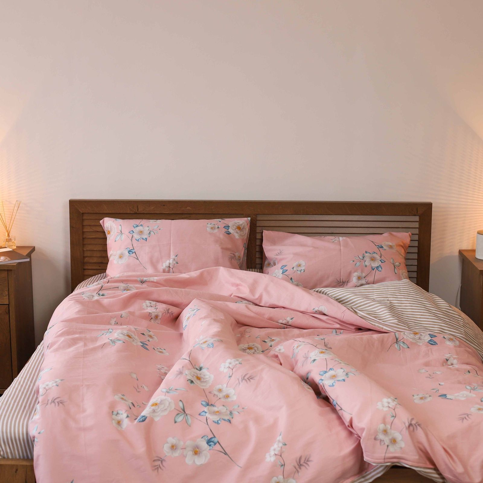 Комплект постільної білизни Isleep полуторний Сатин Twill 43