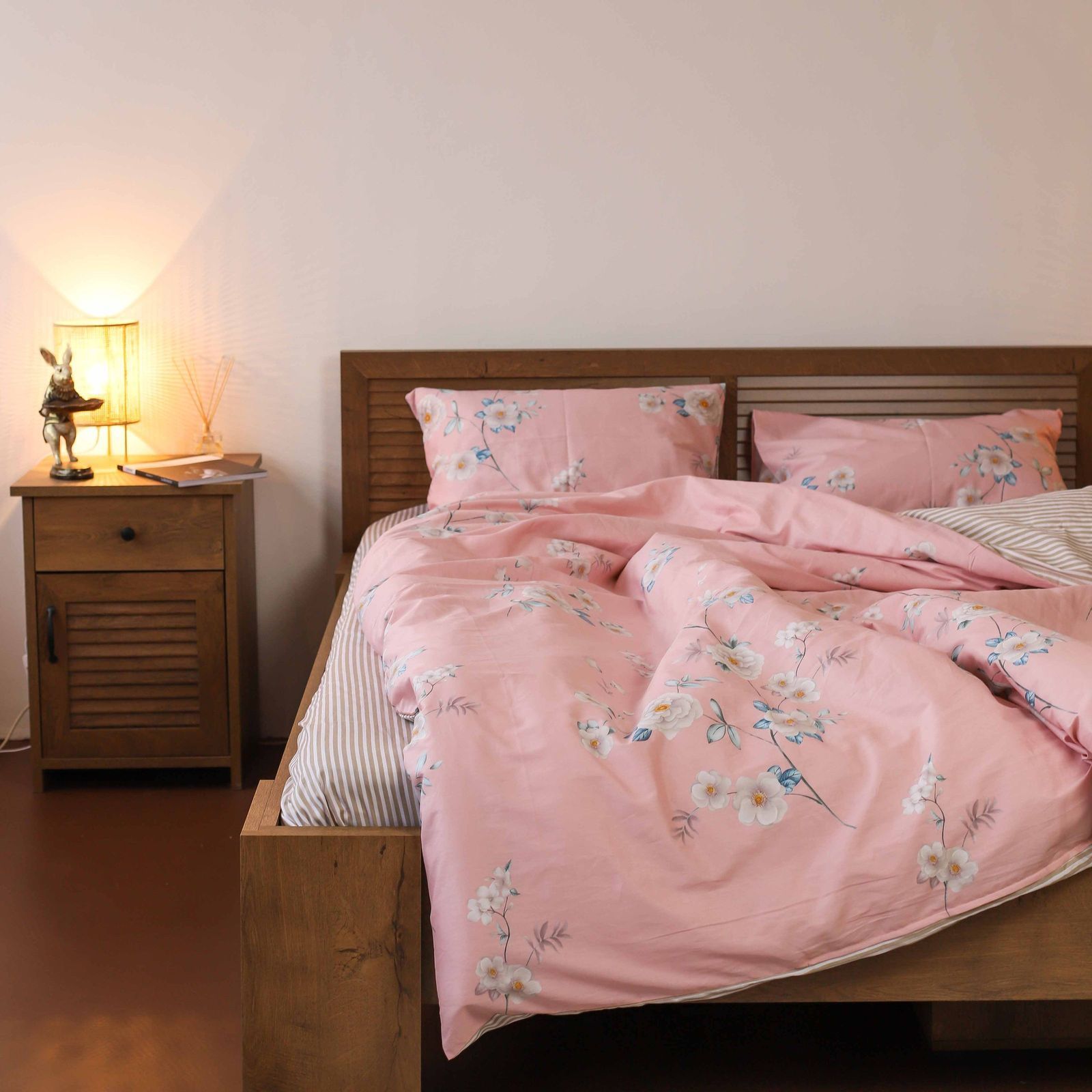 Комплект постільної білизни Isleep полуторний Сатин Twill 43
