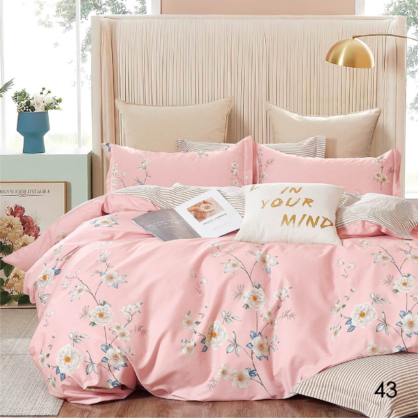 Комплект постільної білизни Isleep полуторний Сатин Twill 43