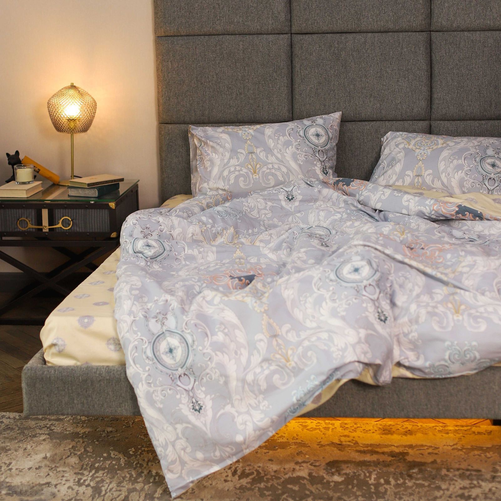Комплект постільної білизни Isleep полуторний Сатин Twill 10