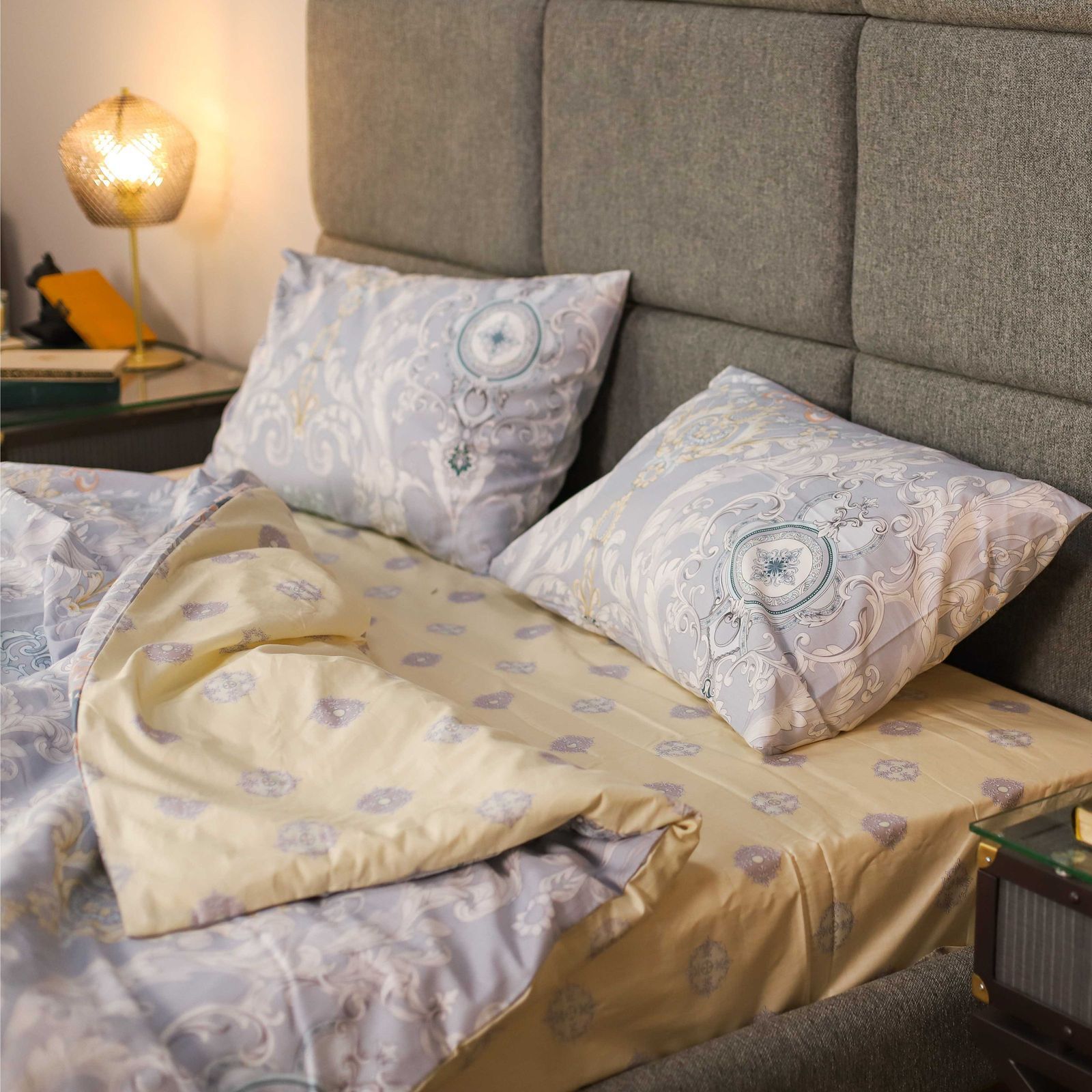 Комплект постільної білизни Isleep полуторний Сатин Twill 10