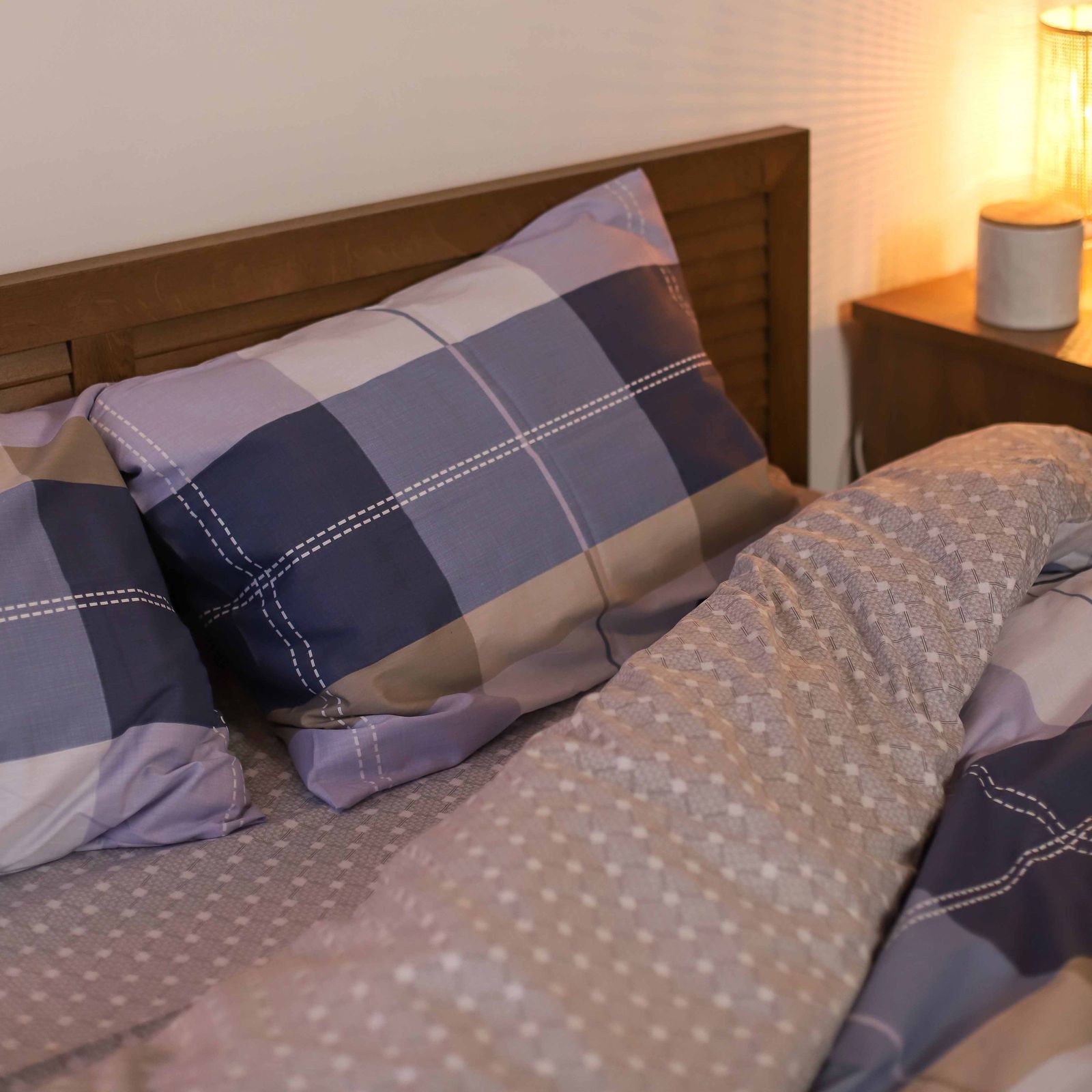 Комплект постільної білизни Isleep двоспальний Сатин Twill 26