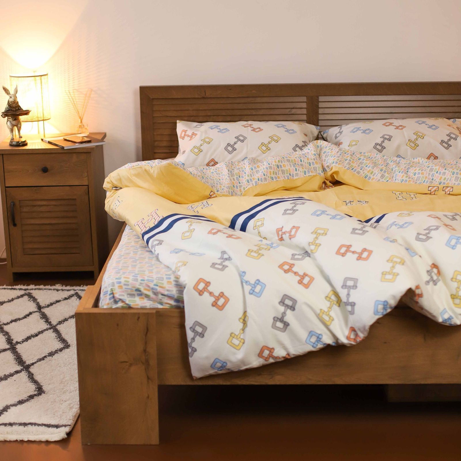 Комплект постельного белья Isleep Евро Сатин Twill 22