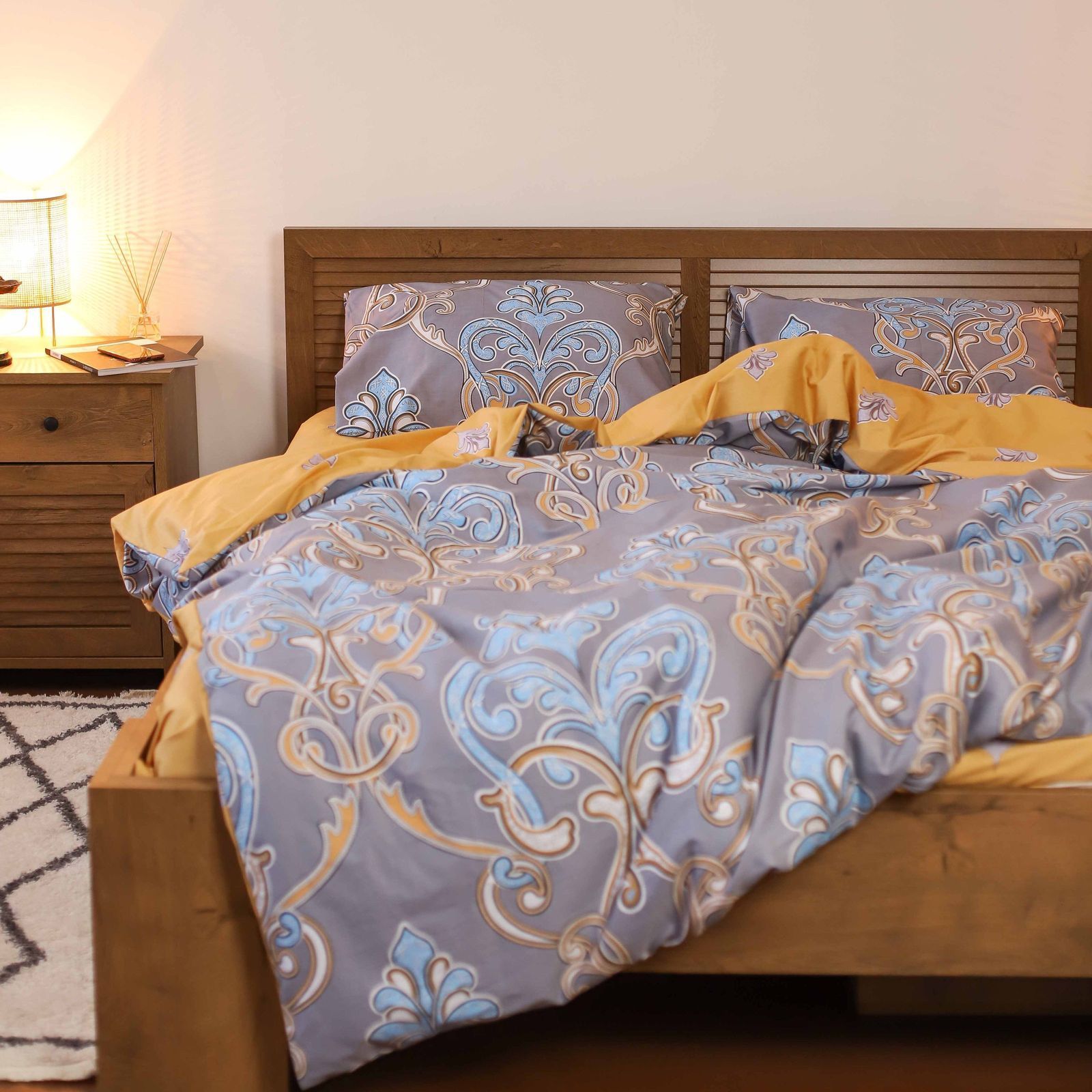 Комплект постельного белья Isleep Семейный Сатин Twill 52