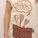 Кухонний набір з вишивкою Cook 3 предмета Коричневий
