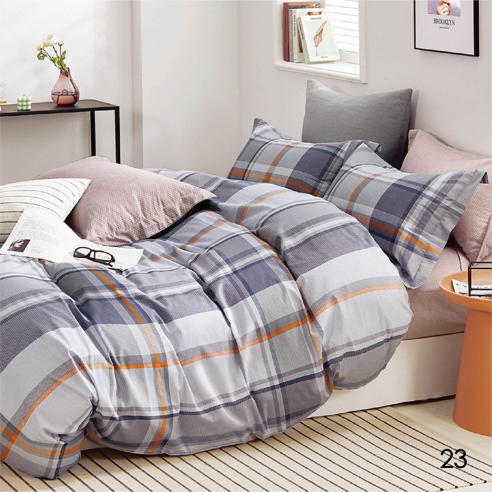 Комплект постільної білизни Isleep Євро Сатин Twill 23