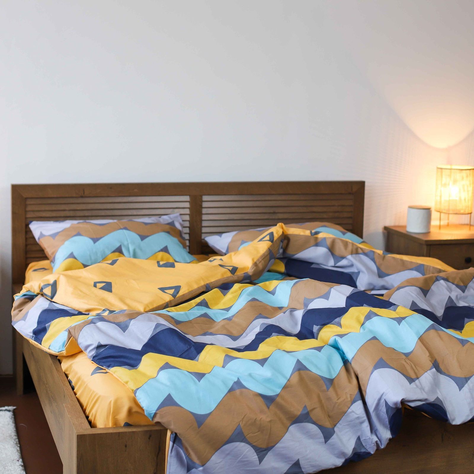 Комплект постільної білизни Isleep двоспальний Сатин Twill 21