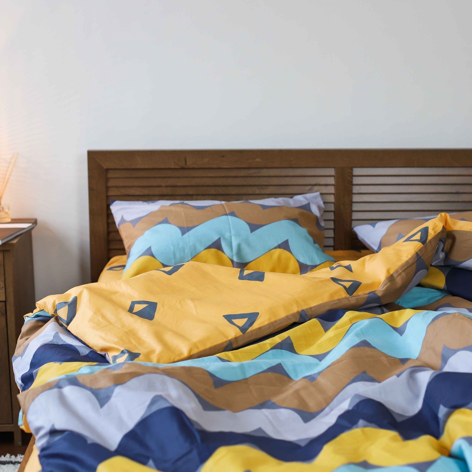 Комплект постільної білизни Isleep двоспальний Сатин Twill 21