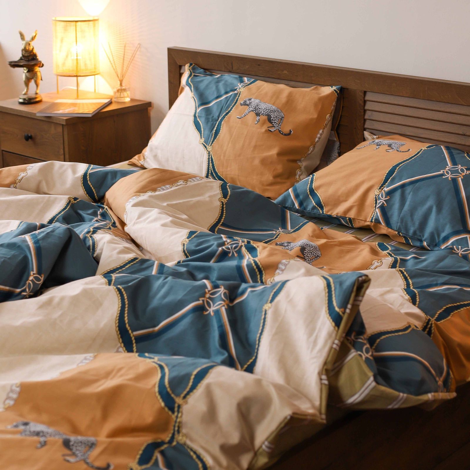 Комплект постільної білизни Isleep двуспальний Сатин Twill 13