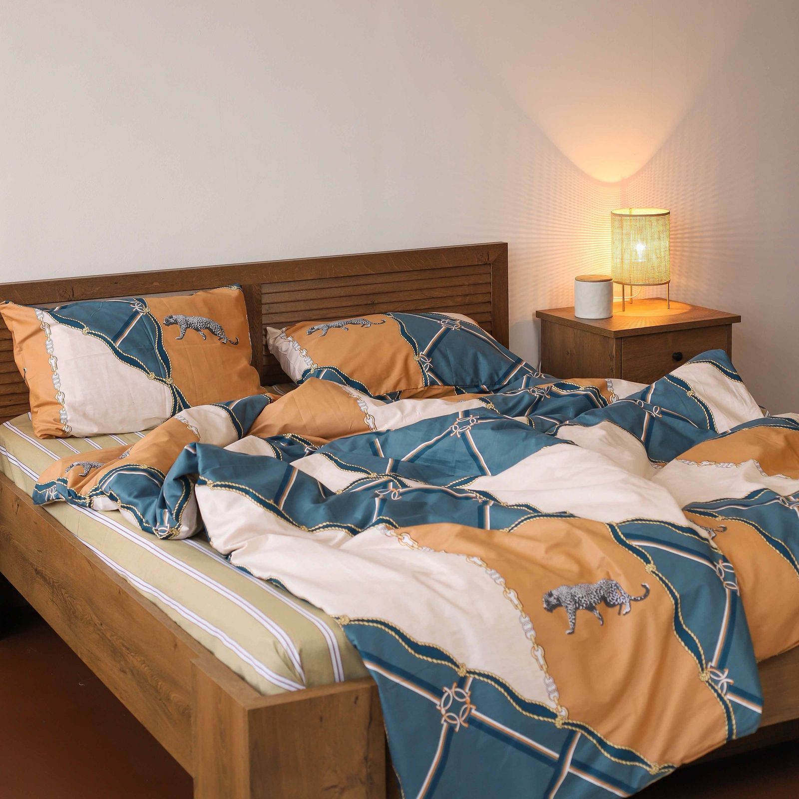 Комплект постільної білизни Isleep двуспальний Сатин Twill 13