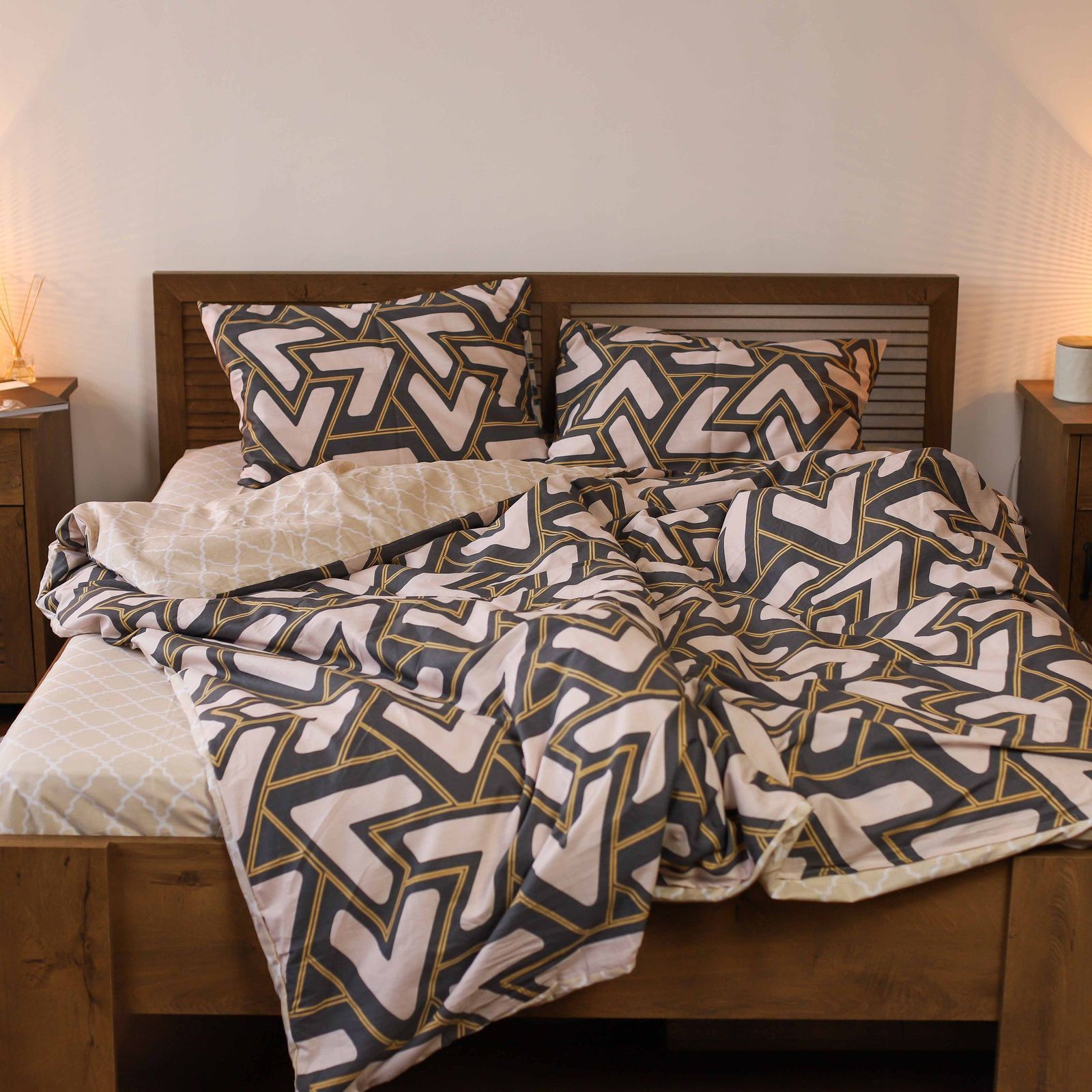 Комплект постельного белья Isleep двуспальный Сатин Twill 37