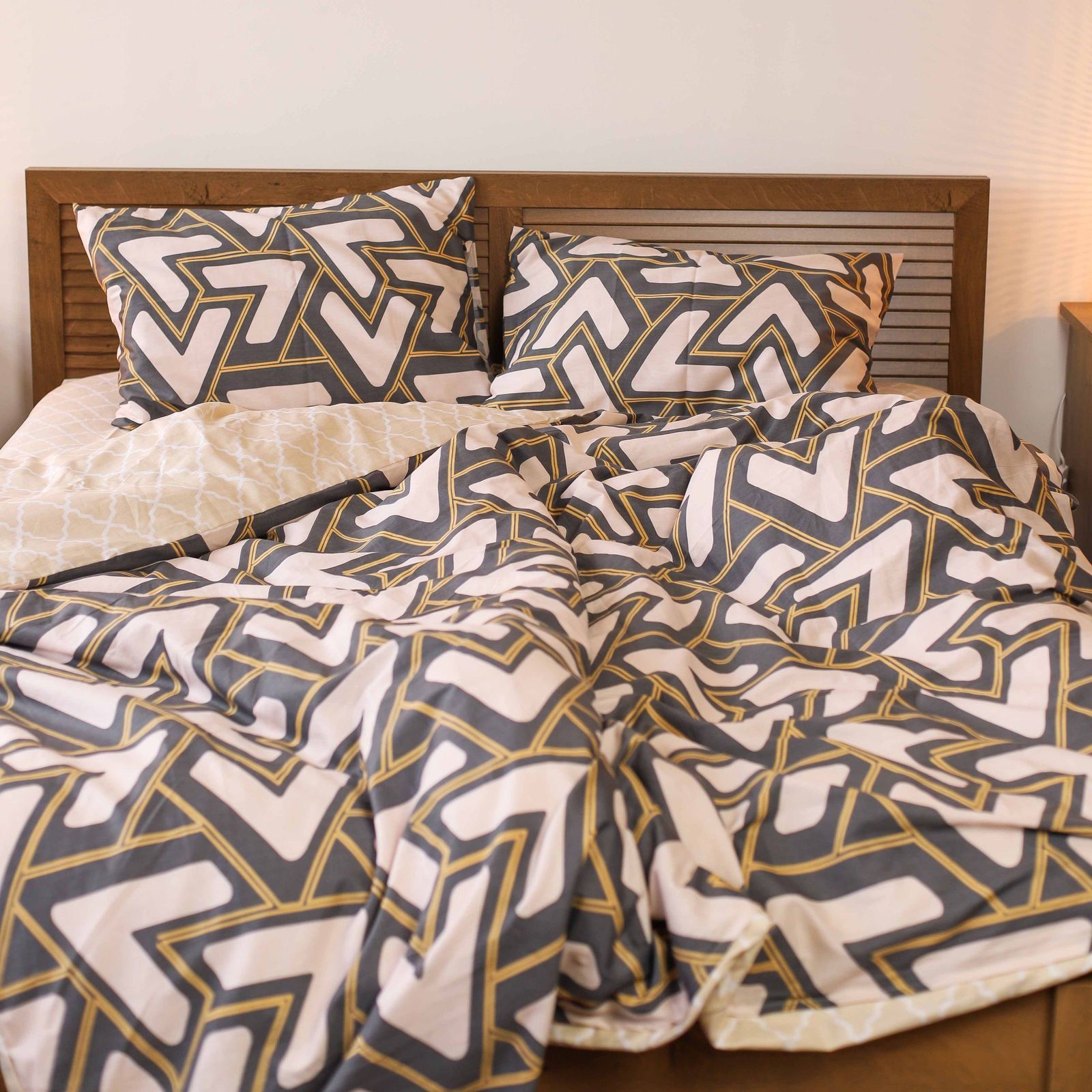 Комплект постільної білизни Isleep Євро Сатин Twill 37