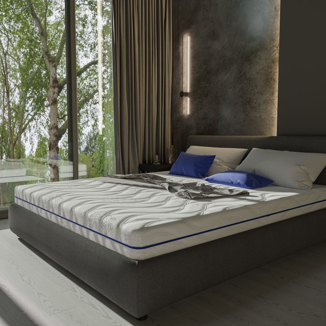 Безпружинний ортопедичний матрац Candy Blue 120х190