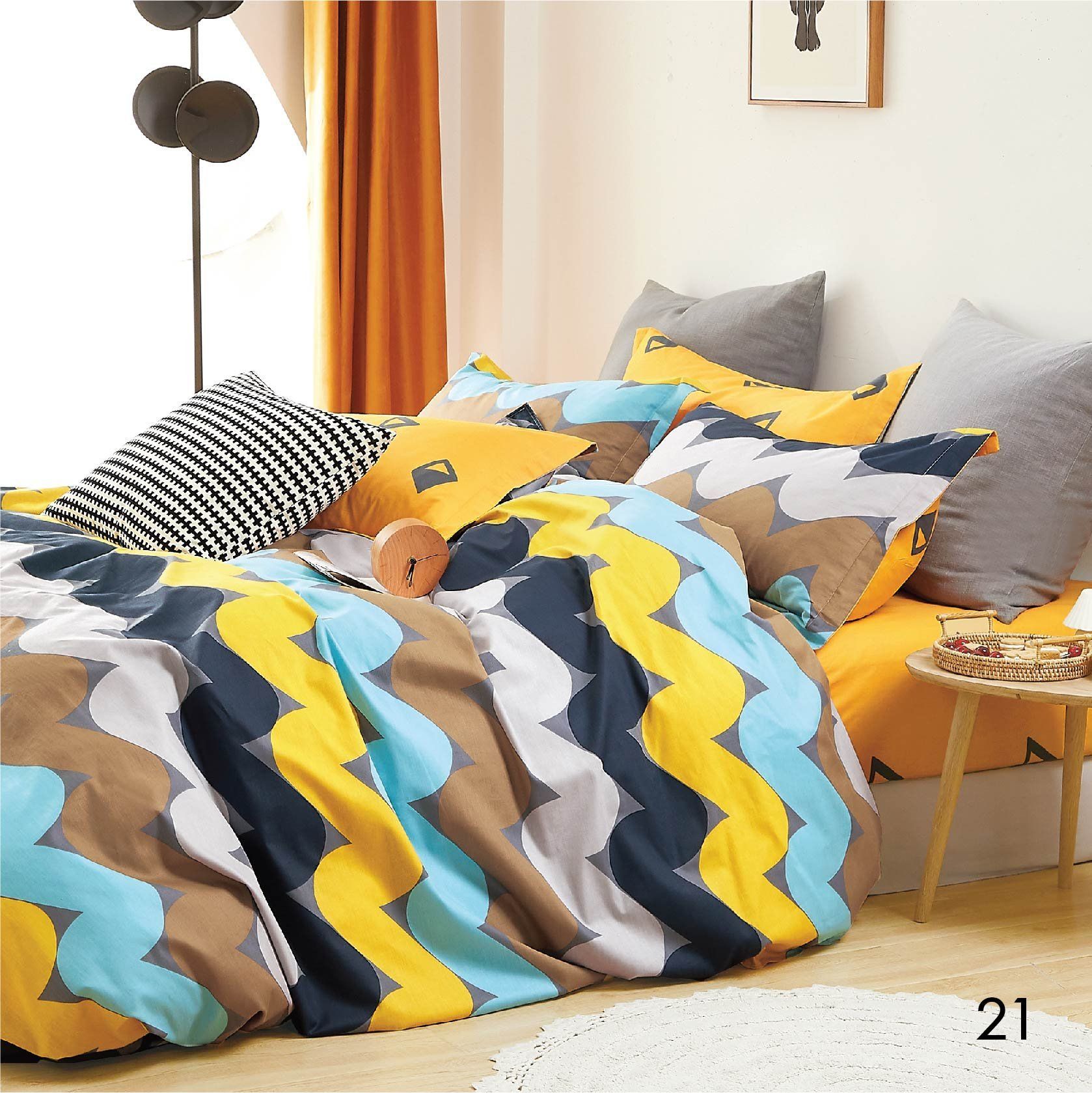 Комплект постільної білизни Isleep Сімейний Сатин Twill 21