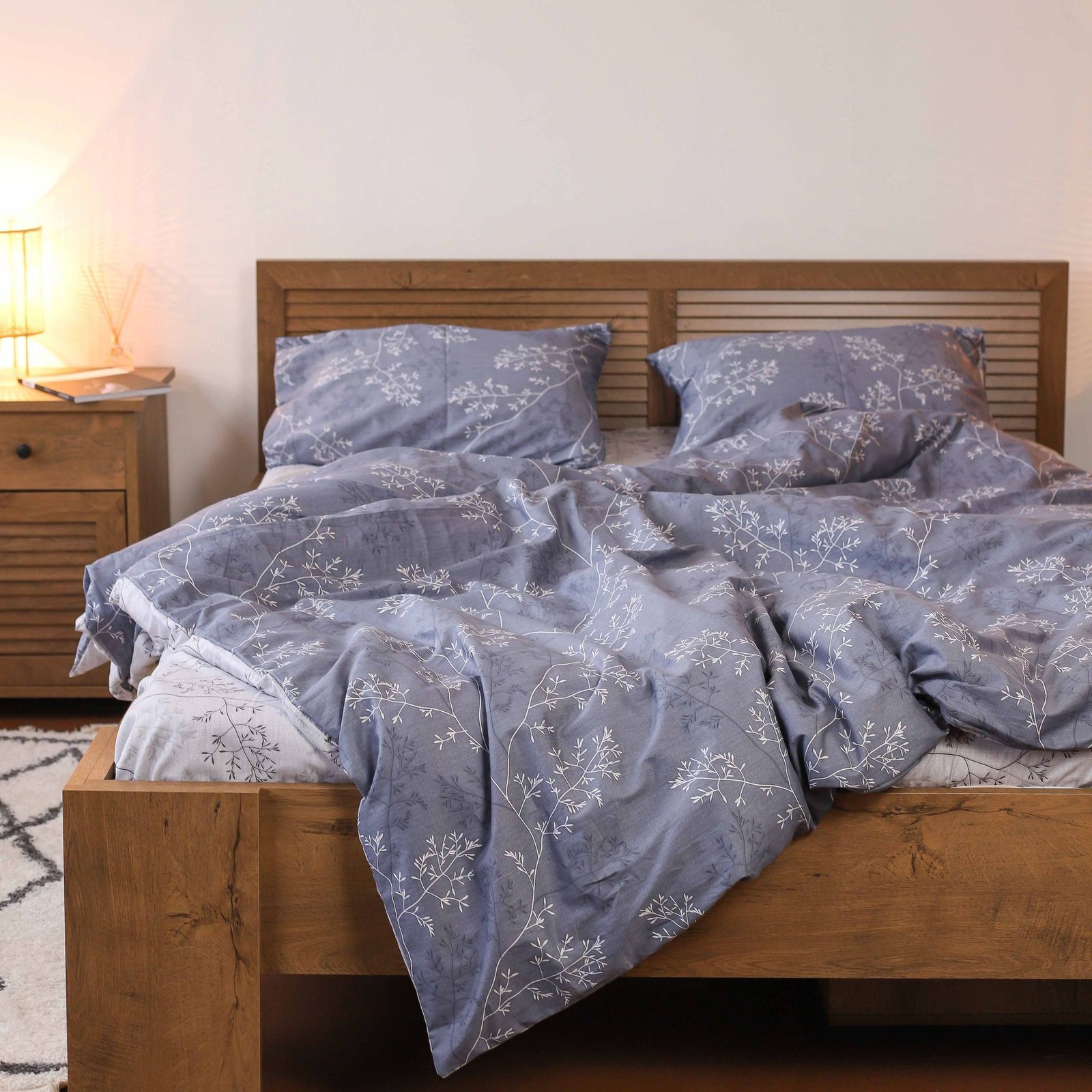 Комплект постельного белья Isleep полуторный Сатин Twill 41